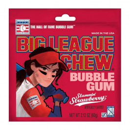 Жевательная резинка Big League Chew "Strawberry Gum" картинка 344137 - МосИгра